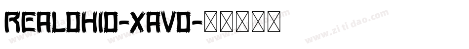 RealOhio-xav0字体转换