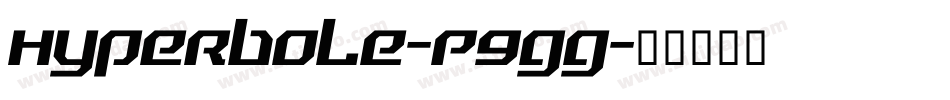 Hyperbole-P9gg字体转换