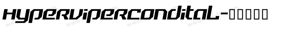 hypervipercondital字体转换
