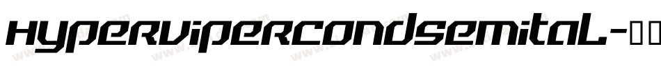 hypervipercondsemital字体转换