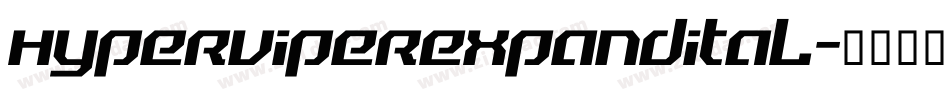 hyperviperexpandital字体转换