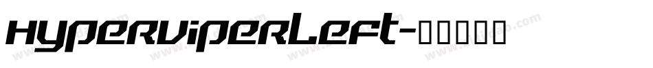 hyperviperleft字体转换
