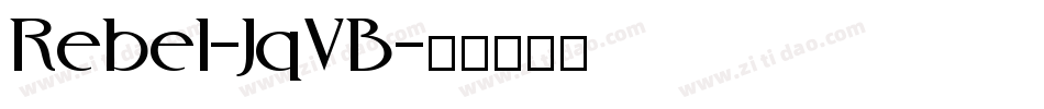Rebel-JqVB字体转换