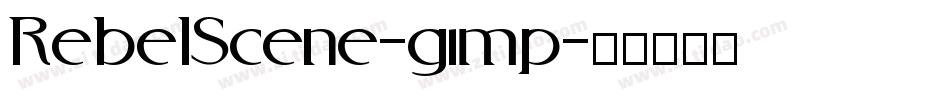 RebelScene-g1mp字体转换