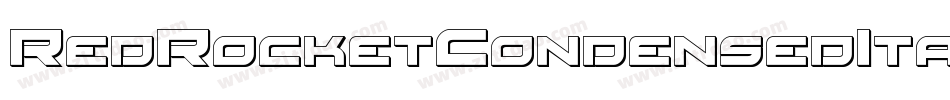 RedRocketCondensedItalic-nPJ0字体转换