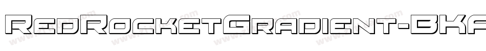 RedRocketGradient-BKA8字体转换