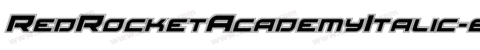 RedRocketAcademyItalic-6q6A字体转换