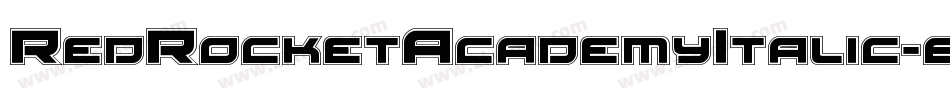 RedRocketAcademyItalic-6q6A字体转换