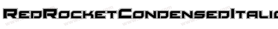 RedRocketCondensedItalic-nPJ0字体转换