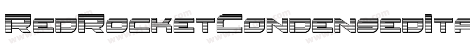 RedRocketCondensedItalic-nPJ0字体转换