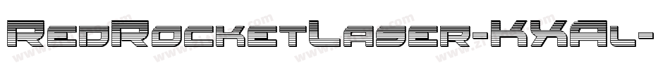RedRocketLaser-KXAl字体转换