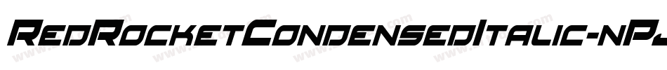 RedRocketCondensedItalic-nPJ0字体转换