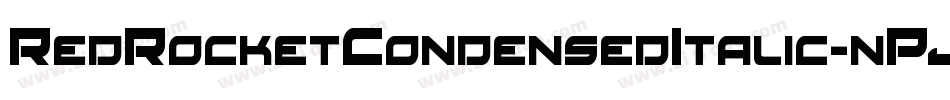 RedRocketCondensedItalic-nPJ0字体转换
