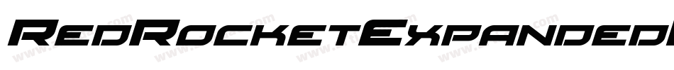 RedRocketExpandedItalic-Ra56字体转换 RedRocketExpandedItalic-Ra56字体转换