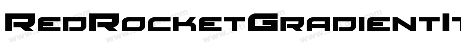RedRocketGradientItalic-8JAJ字体转换