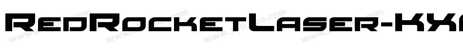 RedRocketLaser-KXAl字体转换