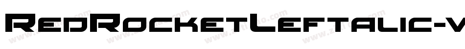 RedRocketLeftalic-vWp4字体转换