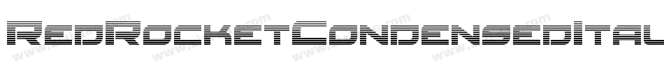 RedRocketCondensedItalic-nPJ0字体转换