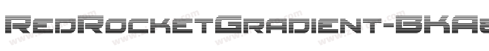 RedRocketGradient-BKA8字体转换