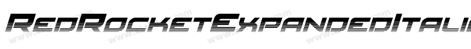 RedRocketExpandedItalic-Ra56字体转换 RedRocketExpandedItalic-Ra56字体转换