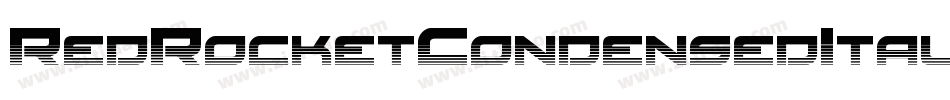 RedRocketCondensedItalic-nPJ0字体转换