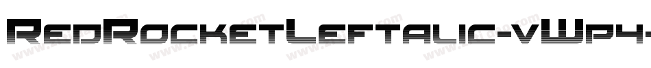 RedRocketLeftalic-vWp4字体转换