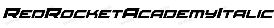RedRocketAcademyItalic-6q6A字体转换