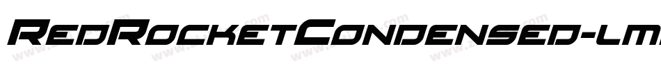 RedRocketCondensed-lmJ0字体转换