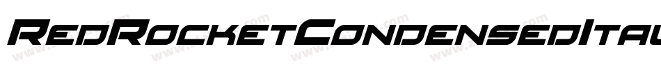 RedRocketCondensedItalic-nPJ0字体转换