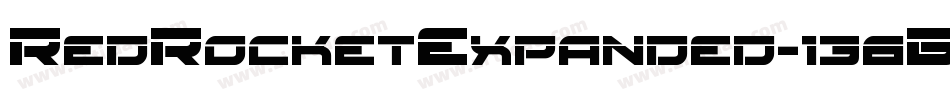 RedRocketExpanded-136B字体转换