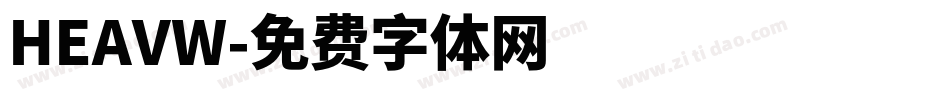 HEAVW字体转换