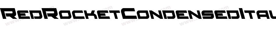 RedRocketCondensedItalic-nPJ0字体转换