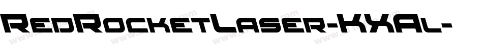 RedRocketLaser-KXAl字体转换