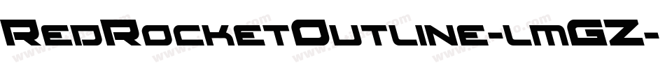 RedRocketOutline-lmGZ字体转换