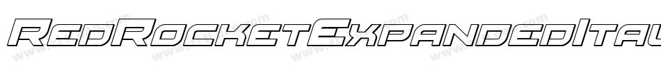 RedRocketExpandedItalic-Ra56字体转换 RedRocketExpandedItalic-Ra56字体转换