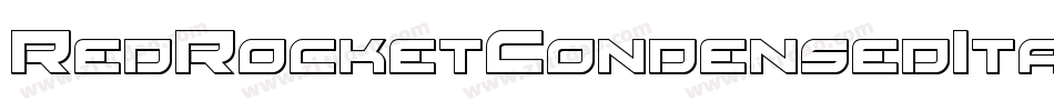 RedRocketCondensedItalic-nPJ0字体转换