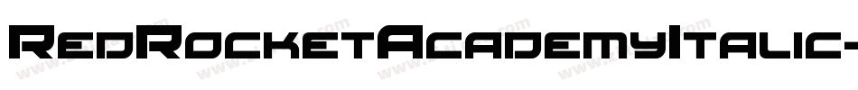 RedRocketAcademyItalic-6q6A字体转换