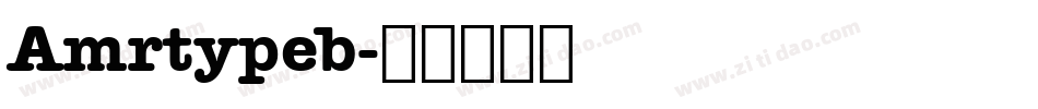 Amrtypeb字体转换