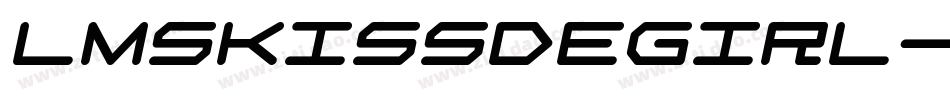 LmsKissDeGirl-MWqn字体转换