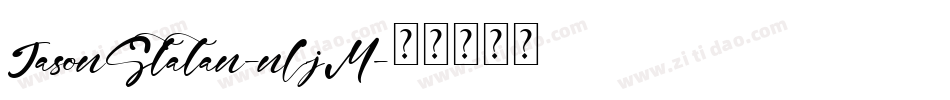 JasonStatan-nljM字体转换