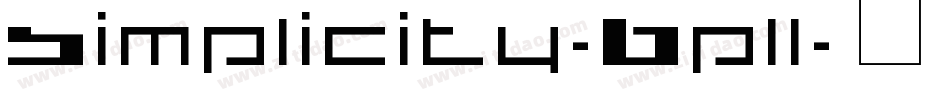 Simplicity-Bpll字体转换