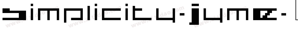 Simplicity-JymE字体转换