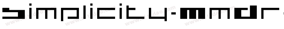 Simplicity-MmDr字体转换