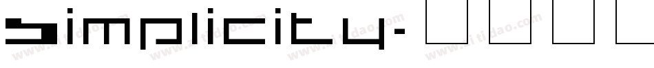 Simplicity字体转换