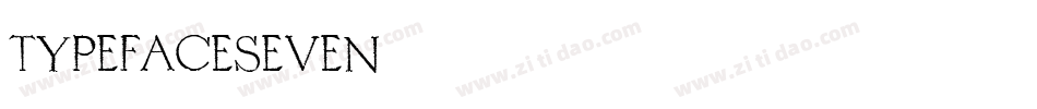 TypefaceSeven字体转换