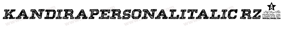 KandiraPersonalItalic-Rz7A字体转换