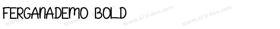 FerganaDemo-Bold字体转换
