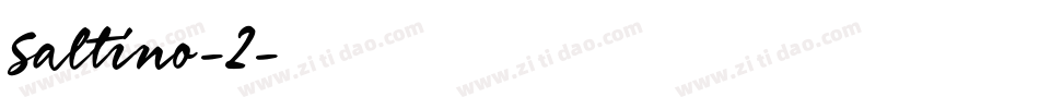 Saltino-2字体转换