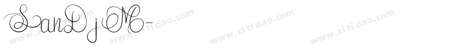 SanDjM字体转换