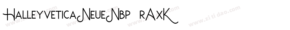 HalleyveticaNeueNbp-rAxK字体转换